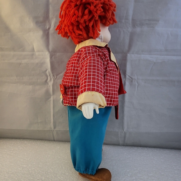 L'il Chips Vtg Porcelain Musical Wind Up Clown Doll Figure Russ Berrie Circus - Picture 5 of 13